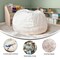 Flash Furniture Bean Bag Chair, White Back, 30 in W 30" L 18" H DG-BEAN-SMALL-FUR-WH-GG - alternate 4